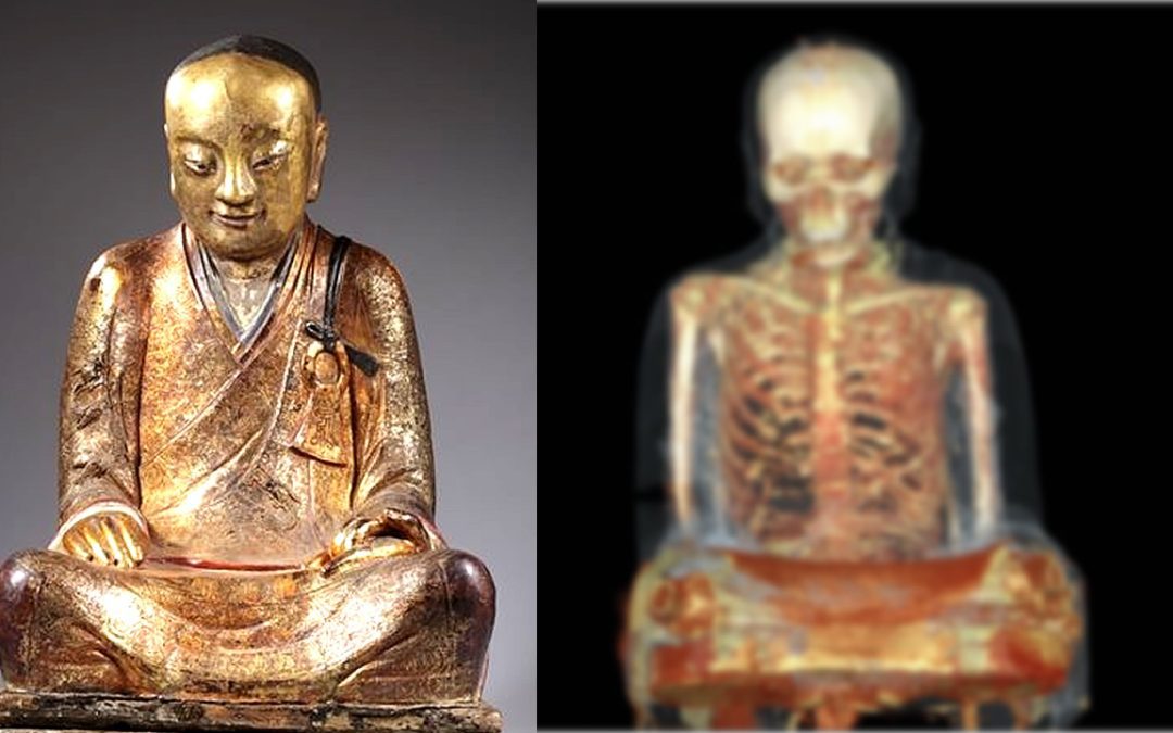 La momia de 1.000 años descubierta dentro de una estatua de Buda
