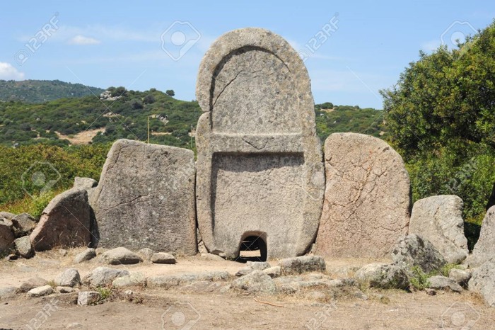 Una de las llamadas tumbas de los gigantes, que se atribuye a la misteriosa cultura Nurágica