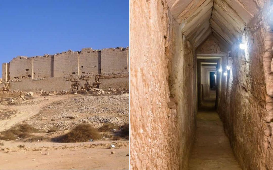 Hallan un túnel excavado en la roca en Taposiris Magna, ciudad del antiguo Egipto
