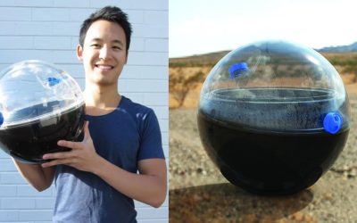 Estudiante crea “esfera solar” que purifica el agua sucia sin usar electricidad