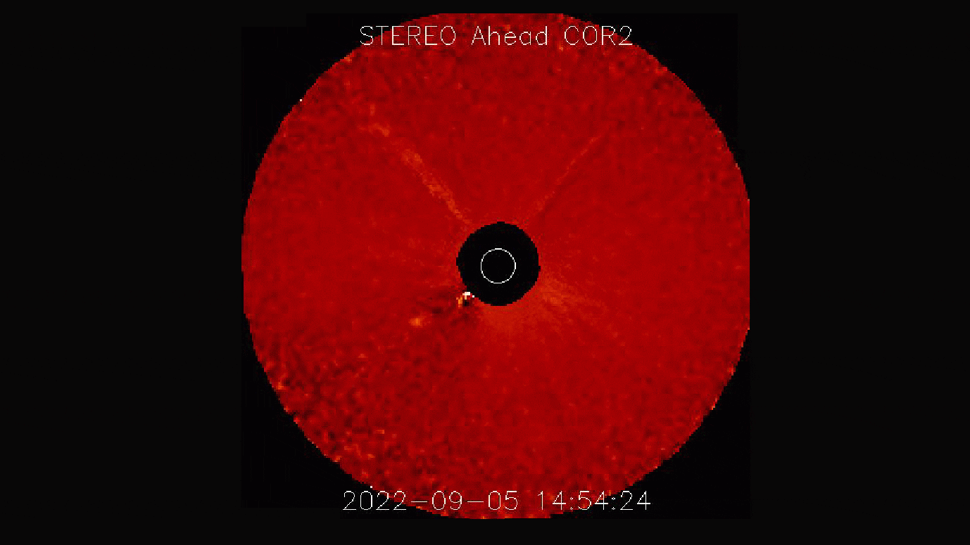 Una eyección de masa coronal gigante estalla desde el sol hacia Venus el 5 de septiembre de 2022