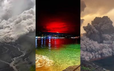 Stromboli y el Monte Semeru entran en erupción el mismo día, una semana después del Mauna Loa