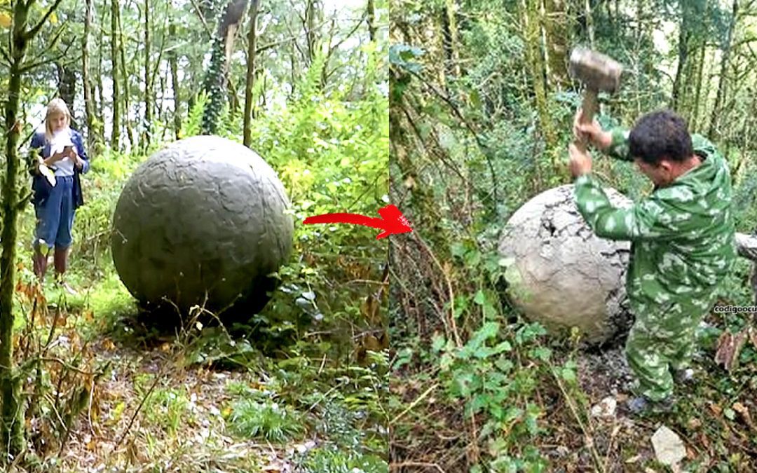 Enormes esferas de origen desconocido halladas en bosque de Rusia fueron destruidas