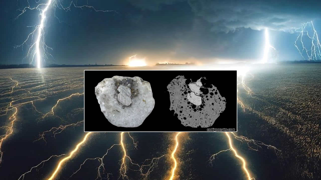 Rayos crean una extraña forma de cristal rara vez vista en la ...