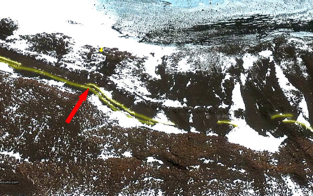 ¿Se encontró una carretera y un puente tras el deshielo en la Antártida?