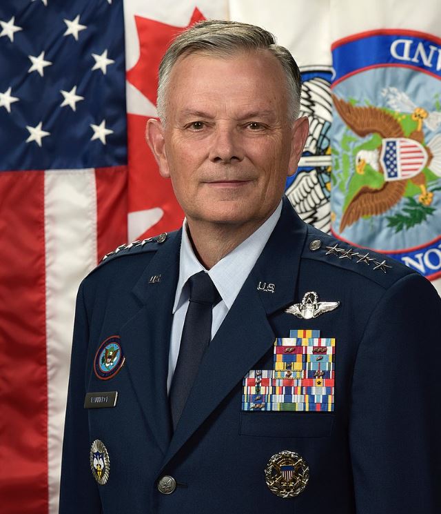 Glen D. VanHerck, general de la Fuerza Aérea de los Estados Unidos a cargo del NORAD