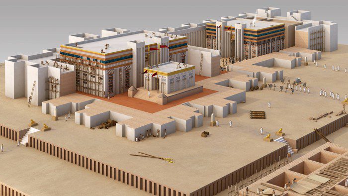 Una reconstrucción digital que muestra cómo pudo haber sido el templo sumerio en Girsu hace 4.500 años