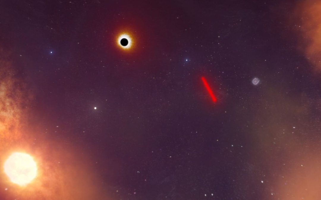 Misterioso objeto es arrastrado hacia el agujero negro del centro de la Vía Láctea