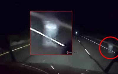 Extraña “entidad” es captada en video por un camionero en Arizona
