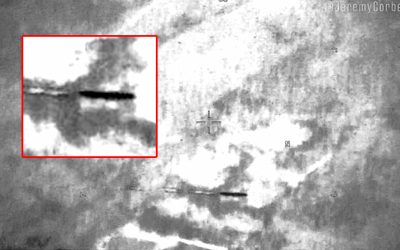 Publican imágenes de un Objeto No Identificado cilíndrico volando sobre Irak