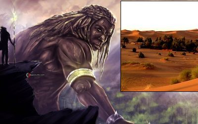 Zerzura, el antiguo “oasis perdido” del Sahara custodiado por gigantes de piel negra