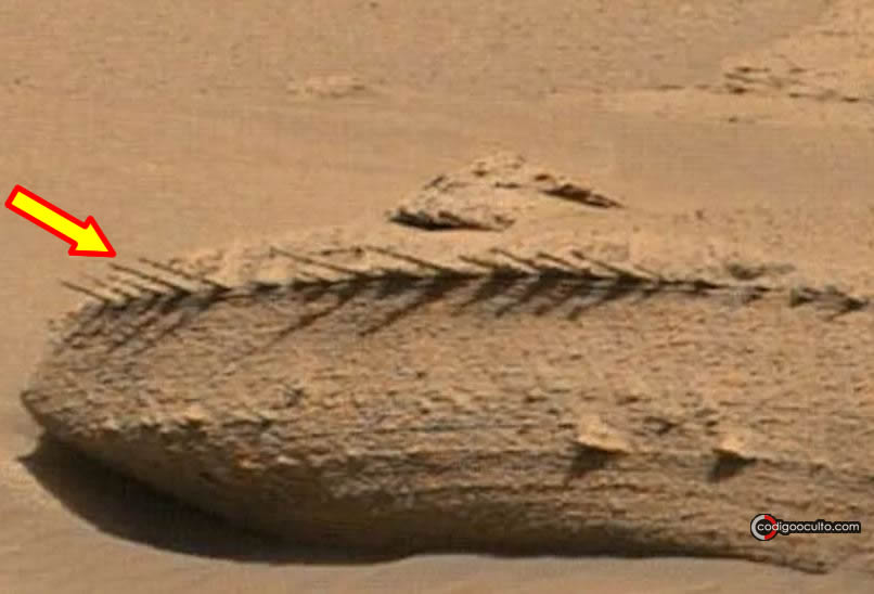 Anomalía en Marte. ¿Qué es lo que sobresale de esta roca marciana?