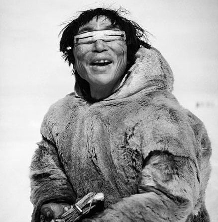 Gafas de nieve Inuit.