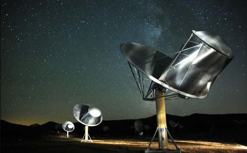 La Allen Telescope Array es una de las tres estaciones que ha dedicado tiempo para captar la señal