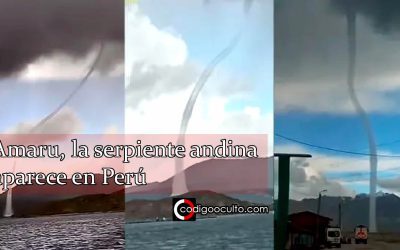 “Amaru”, la gran “serpiente andina”. Extraño fenómeno se presenta en laguna en Perú