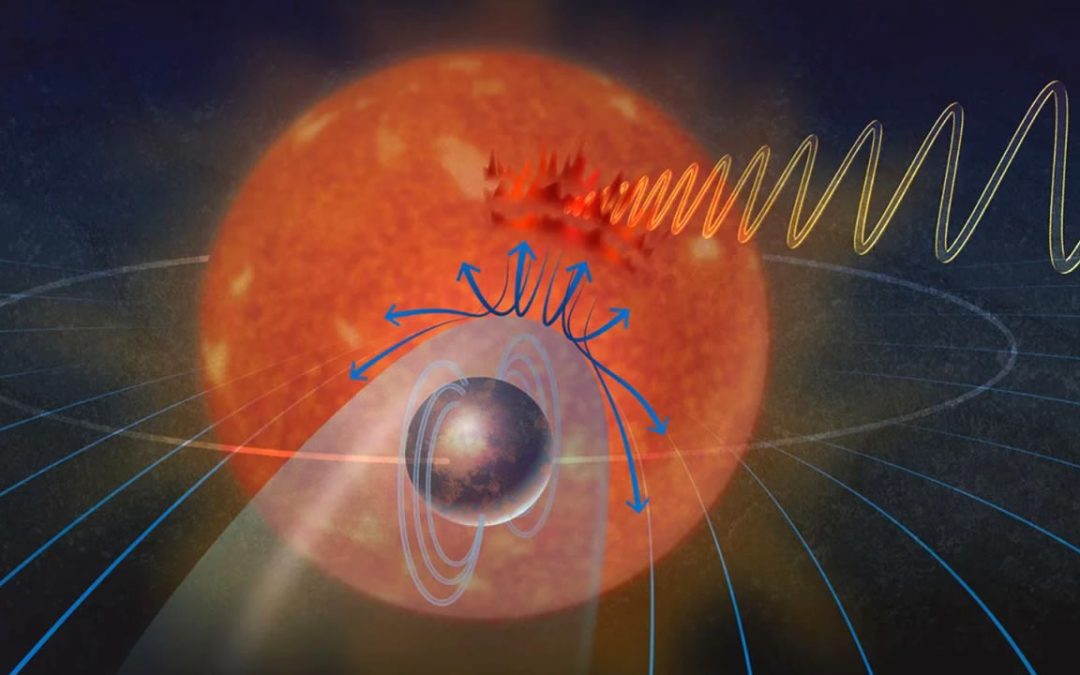 Astrónomos detectan señal de radio proveniente de un exoplaneta cercano y asociada a su campo magnético