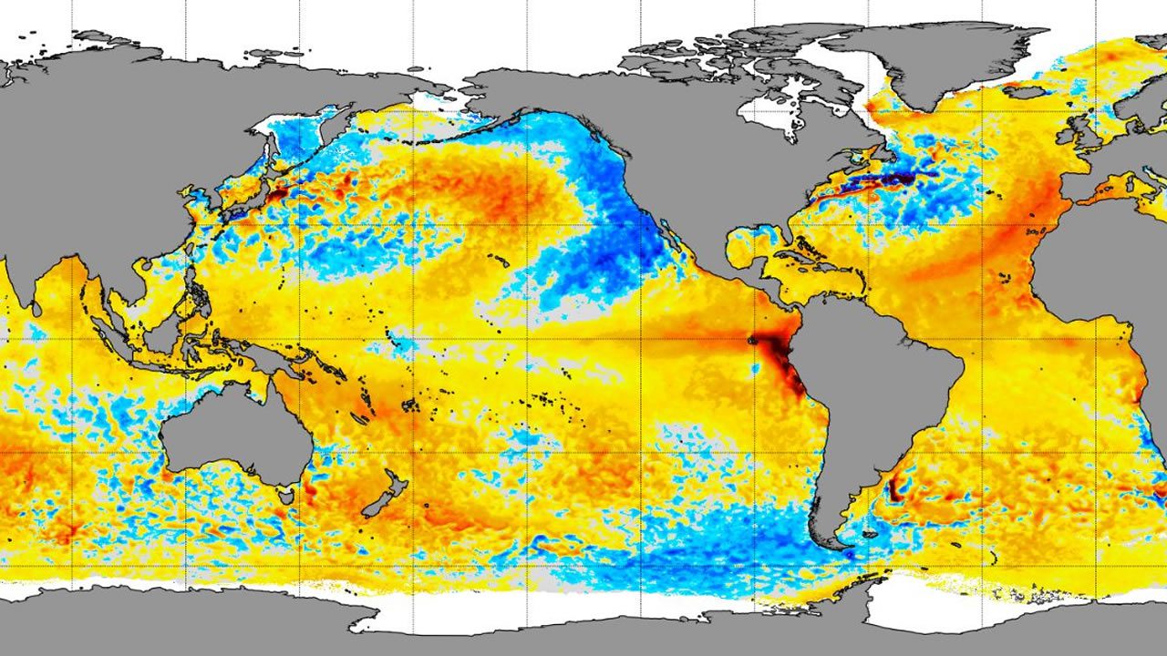 Científicos alarmados porque la temperatura de la superficie del mar ...