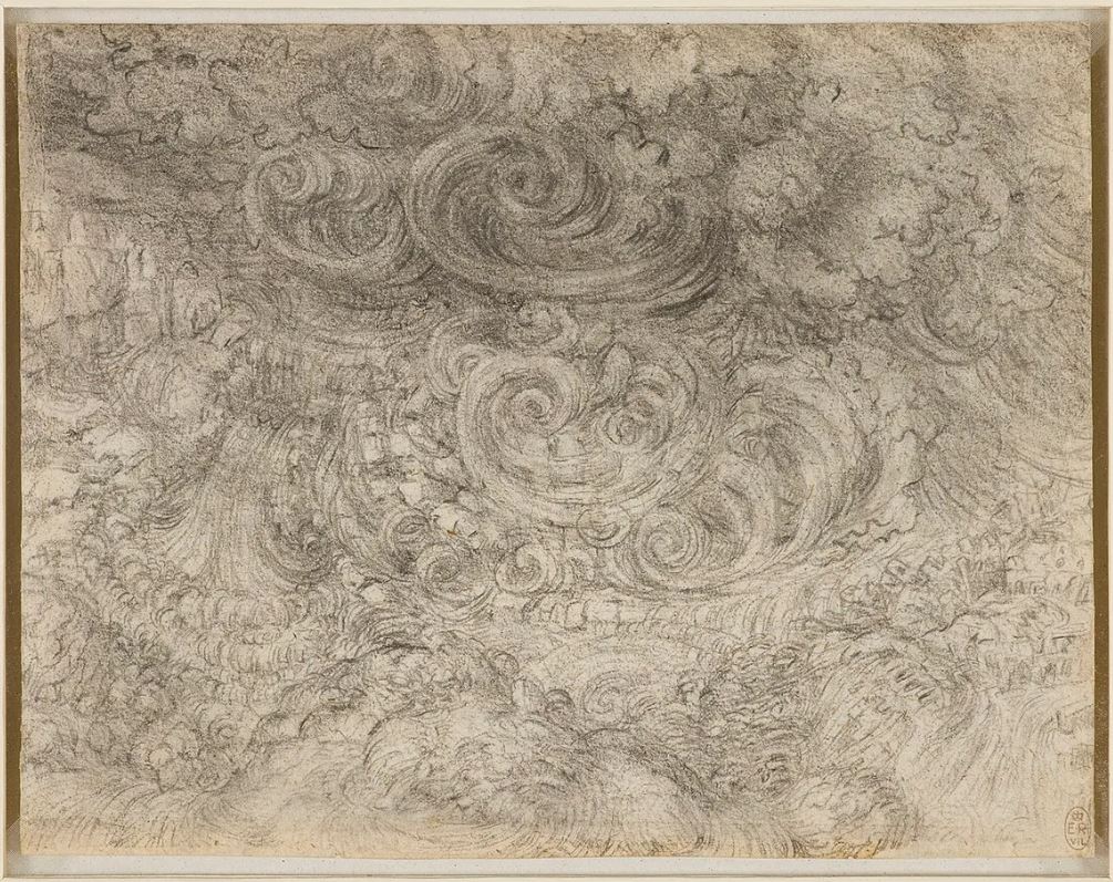 The Deluge de Leonardo da Vinci c.1517-18