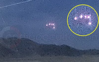 Filtrado video de un enorme “OVNI” triangular en Base Aérea de Mojave