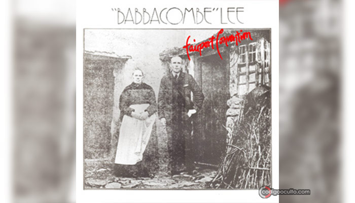 Portada del disco "Babbacombe Lee", de la banda británica Fairport Convention, en honor a la leyenda de John Lee