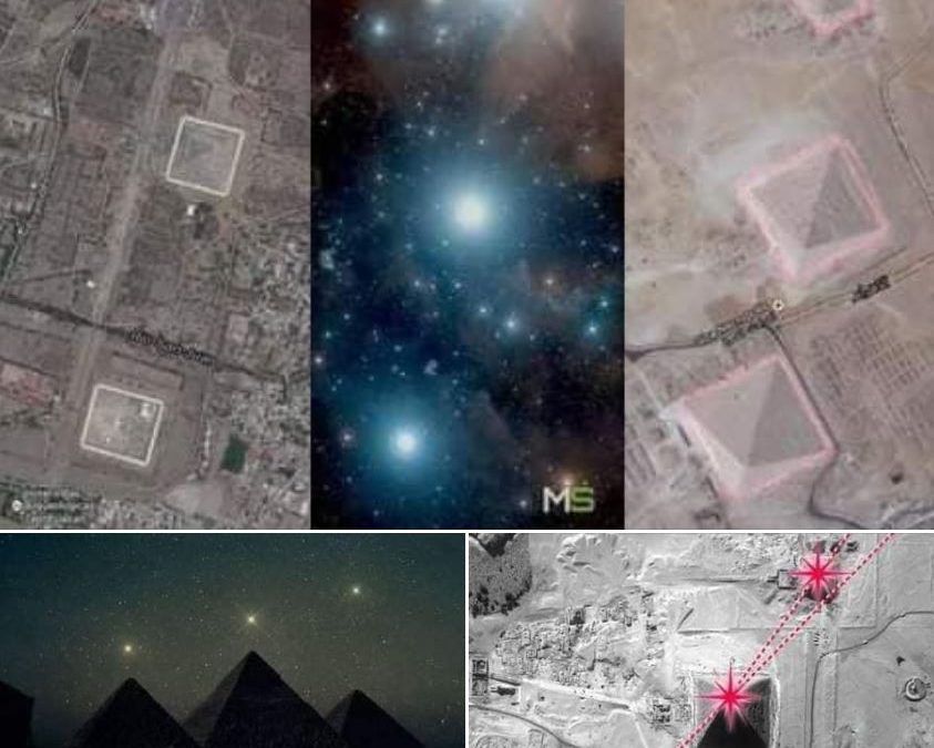 ¿No te parece descabellado que todas las pirámides estén alineadas con una estrella?