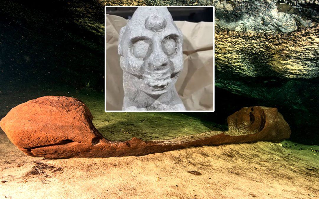 Descubiertos restos humanos de un antiguo “ritual maya” en una cueva submarina