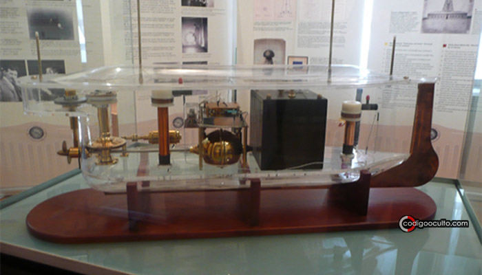 Modelo exhibido en el Museo de Tesla de Belgrado