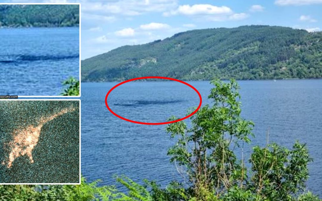 Turista descubre una “enorme mancha oscura” en el Lago Ness. ¿Se trata de “Nessie”?