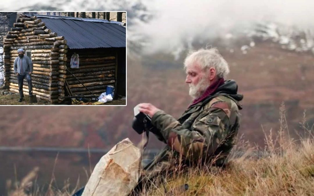 Construyó una cabaña con troncos y se retiró a vivir solo y aislado en las Tierras Altas de Escocia