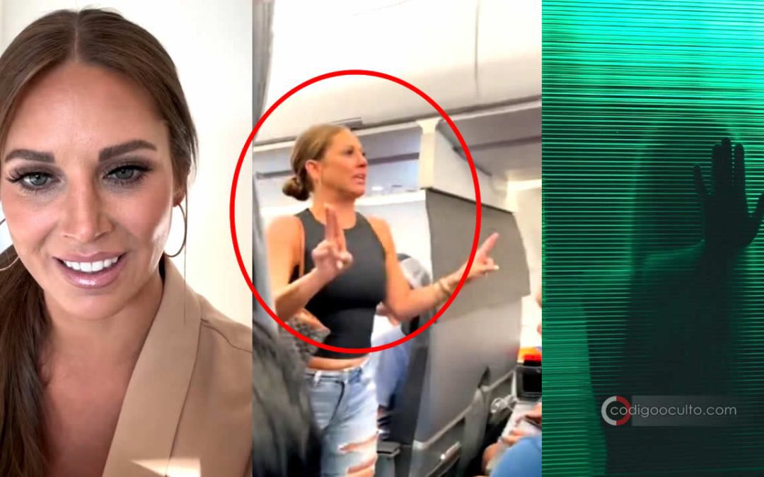 Aparece la mujer del avión que dijo que uno de los pasajeros “no era real”