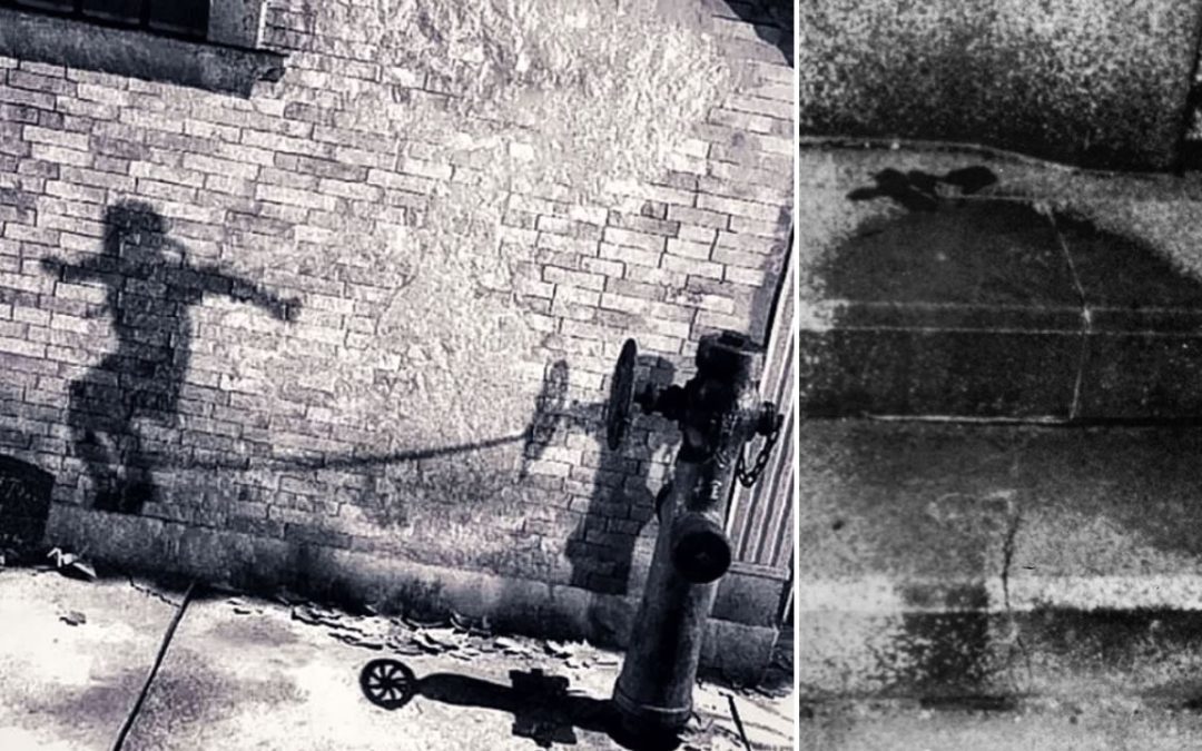 “Sombras” de personas quedaron en aceras y paredes tras las explosiones nucleares de Hiroshima y Nagasaki