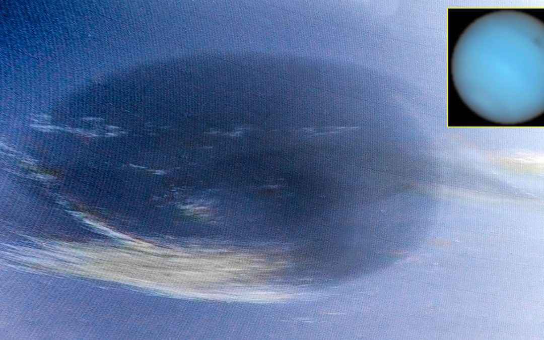 Un misterioso vórtice oscuro ha sido observado en Neptuno