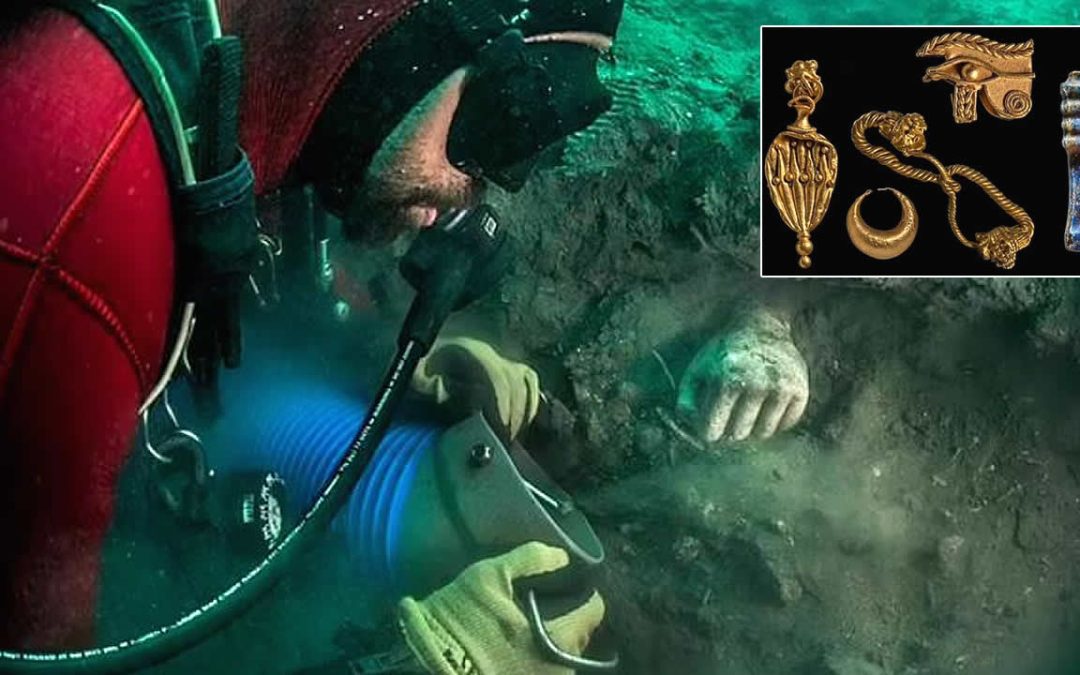 Atlántida egipcia: arqueólogos descubren tesoros en una ciudad submarina frente a la costa de Egipto