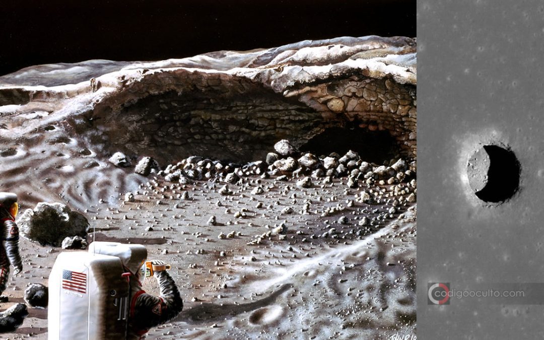 China quiere construir bases subterráneas en cuevas en la Luna
