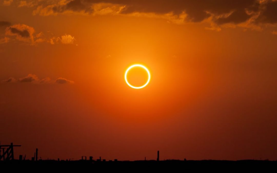 Eclipse solar anular “anillo de fuego” será visible el 14 de octubre en América
