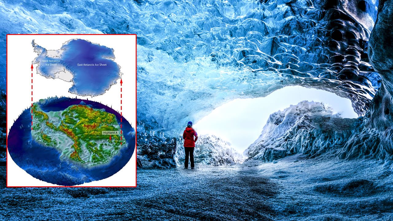 Descubren Un Antiguo Paisaje Moldeado Por Ríos Y Montañas Bajo El Hielo