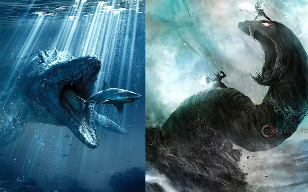 Descubren cráneo de enorme “monstruo marino” y lo denominan “Jormungandr” o Serpiente de Midgard