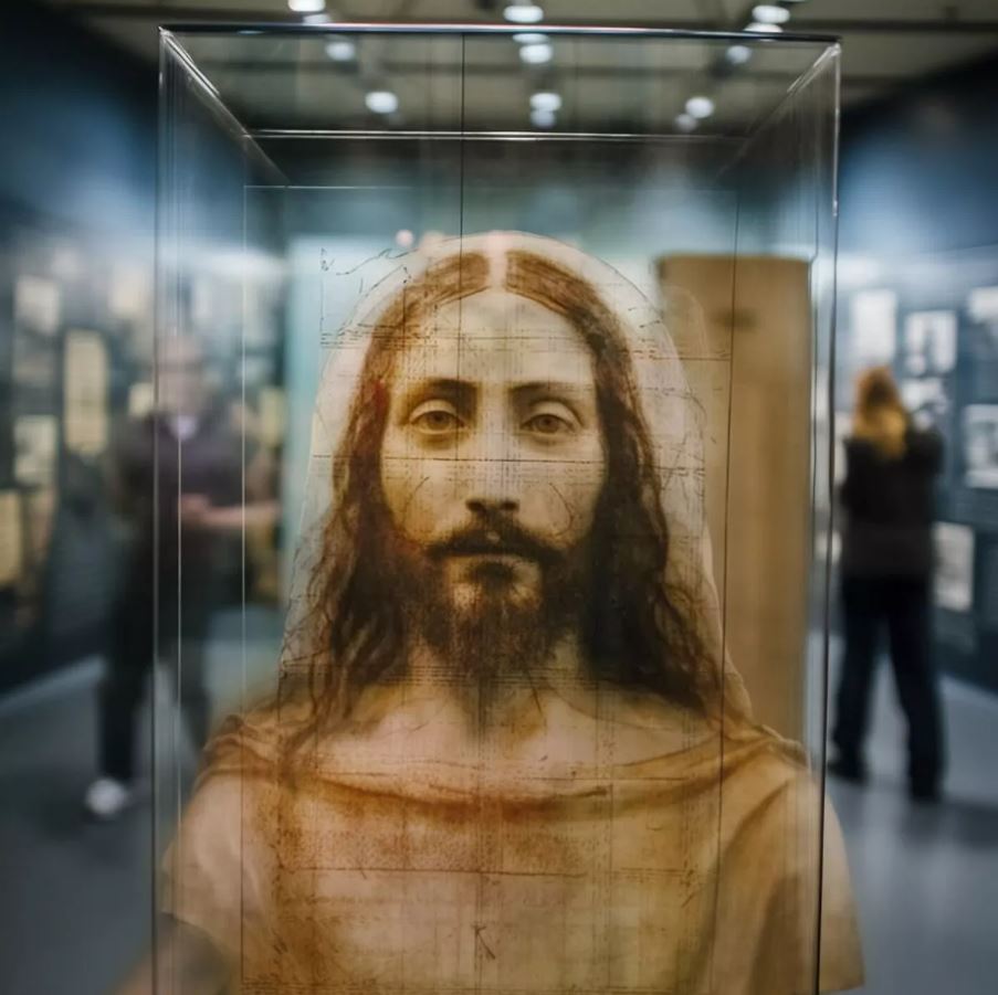 La imagen de Jesús generada por la IA.