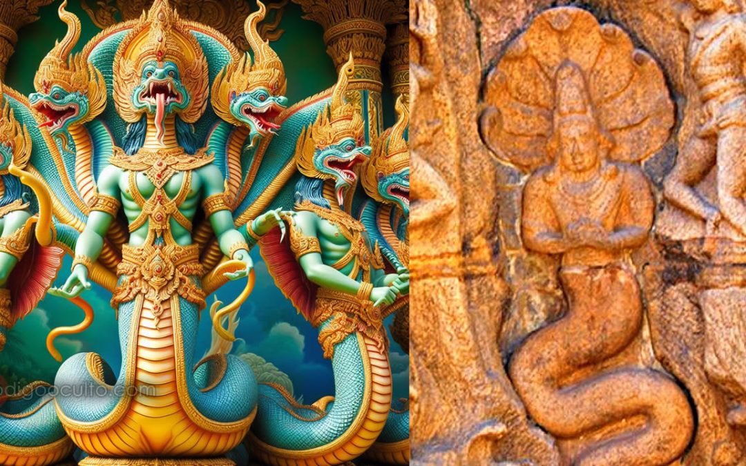 Ancestrales esculturas de India muestran reptiles humanoides que cambian de forma y antiguos astronautas