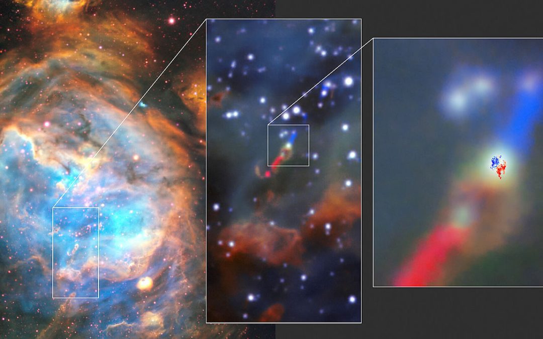 Astrónomos detectan por primera vez un “disco” en órbita alrededor de una estrella de otra galaxia