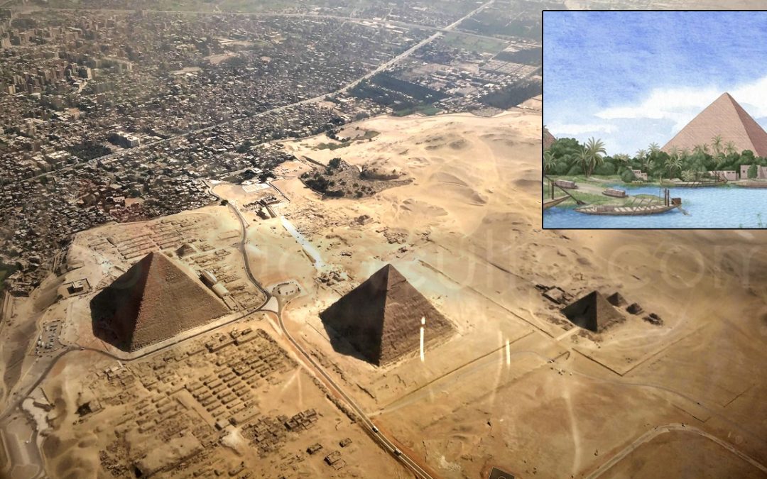 Descubierta una antigua vía de transporte acuático que podría resolver el misterio de la construcción de las Pirámides en Egipto