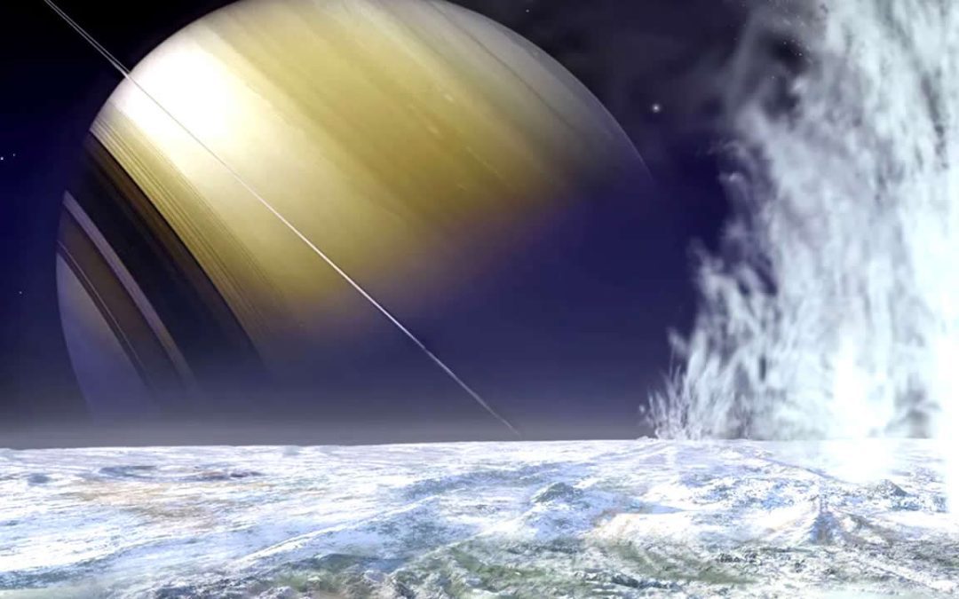 Encélado, luna de Saturno alberga una fuente importante de vida y una molécula clave, según NASA