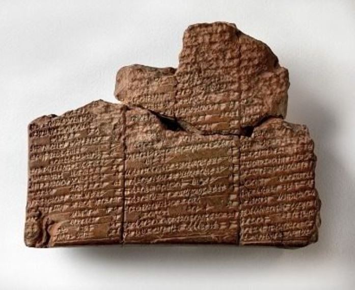 Tableta con relato de un diluvio. Nippur, Irak. Sumerio. Siglo XVII a.C. Arcilla
