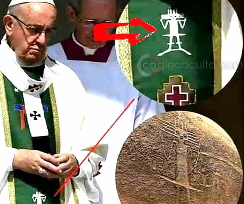 ¿Por qué el papa Francisco llevó una figura del “Gigante de Atacama” en su túnica?