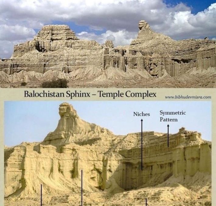 Esfinge de Baluchistán, en Pakistán