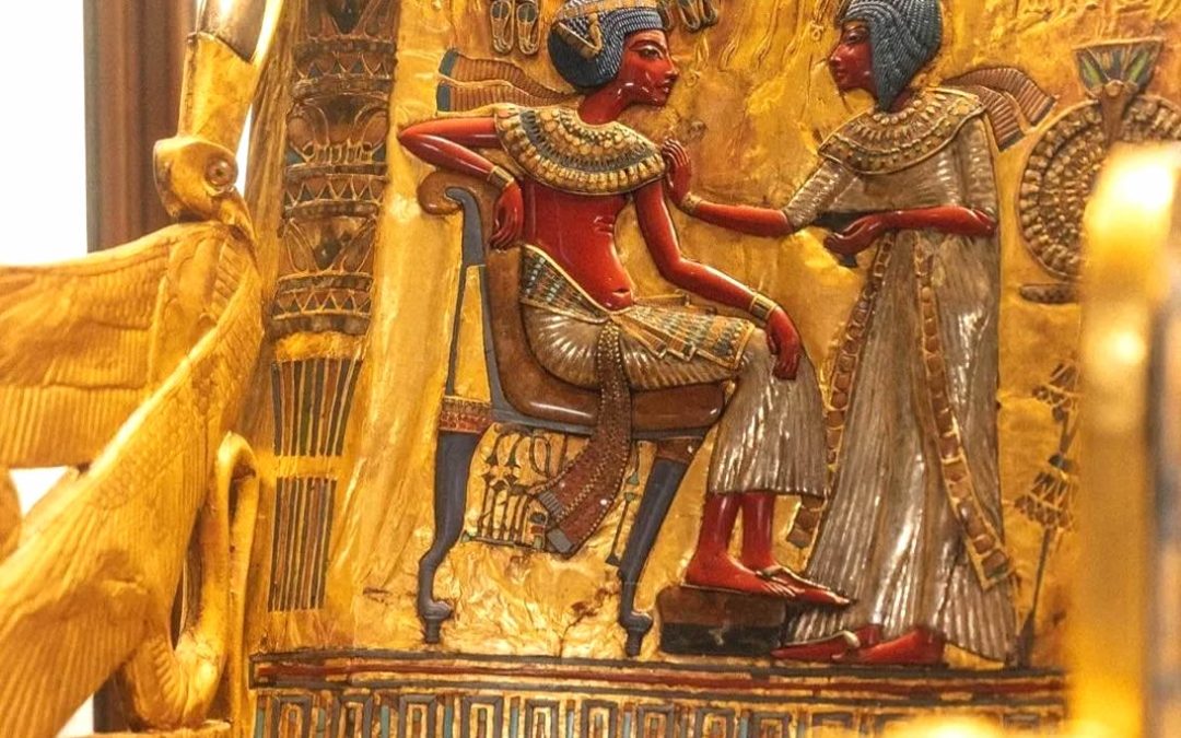 El trono del rey Tutankamón se conserva en el Museo Egipcio de El Cairo