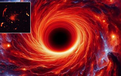 Astrónomos detectan un agujero negro supermasivo extremadamente rojo en el universo distante