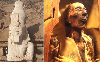 Hallan la parte que faltaba de la “enorme” estatua del faraón egipcio Ramsés el Grande