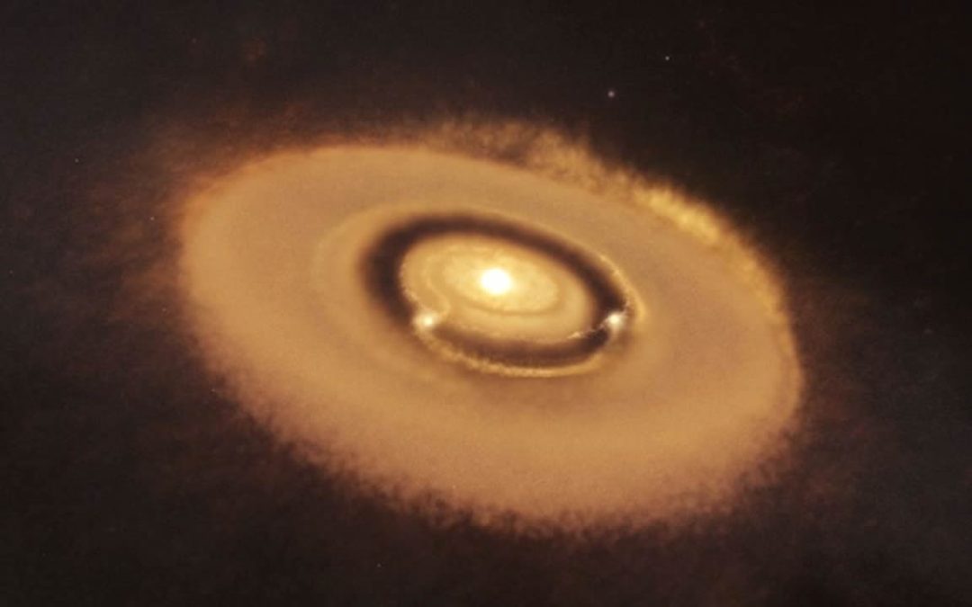 James Webb descubre un tercer planeta en un sistema con otros mundos en formación
