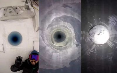 Alguien dejó caer una cámara en un agujero perforado en la Antártida. Lo que vieron es “increíble”